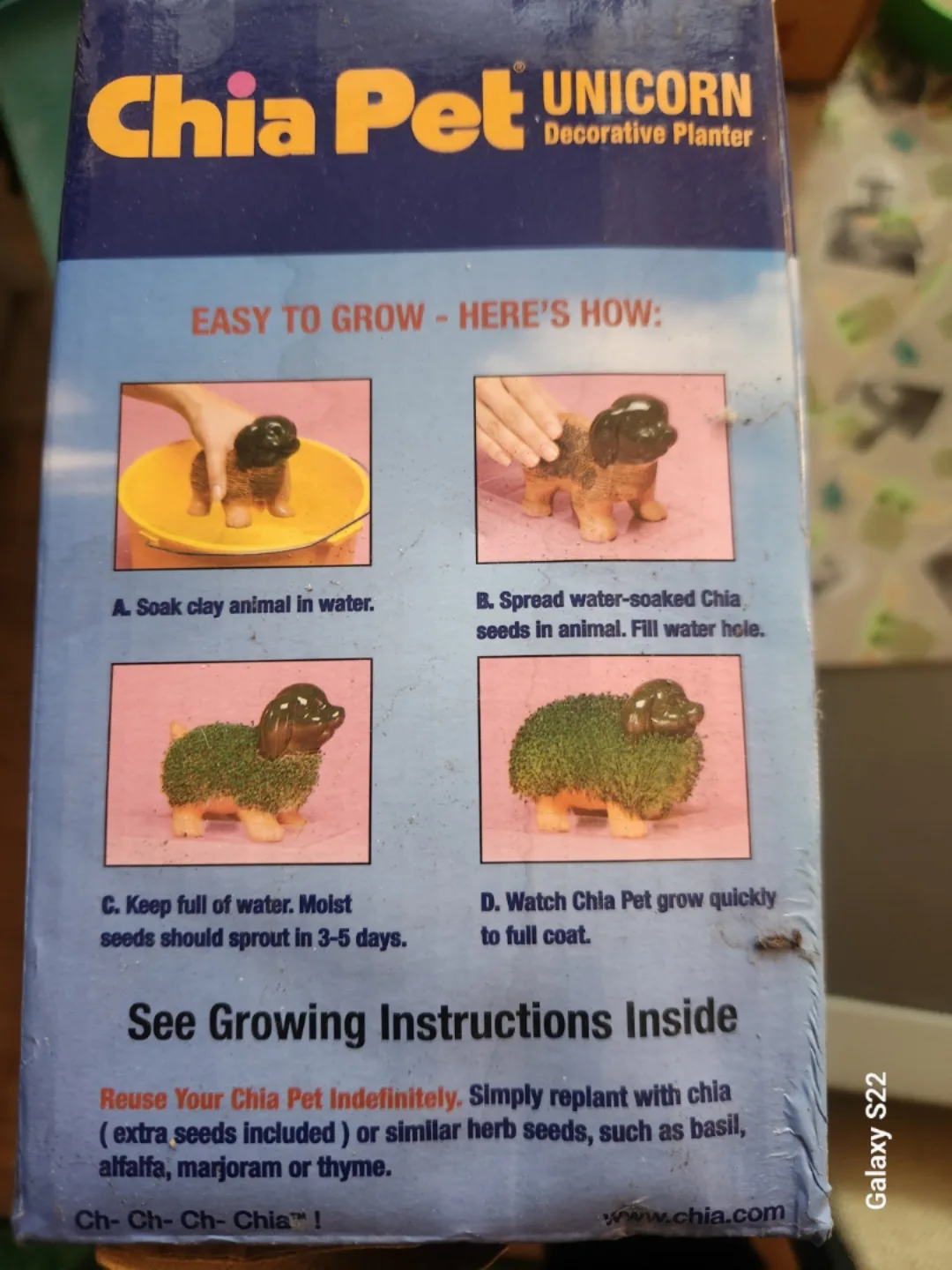 Chia Pet Unicorn Decorative Planter image indicator(2)