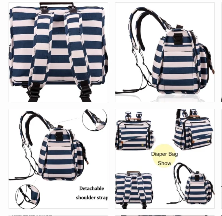 ALLCAMP Diaper Bag Large, Support Baby Stroller, .. image indicator(4)