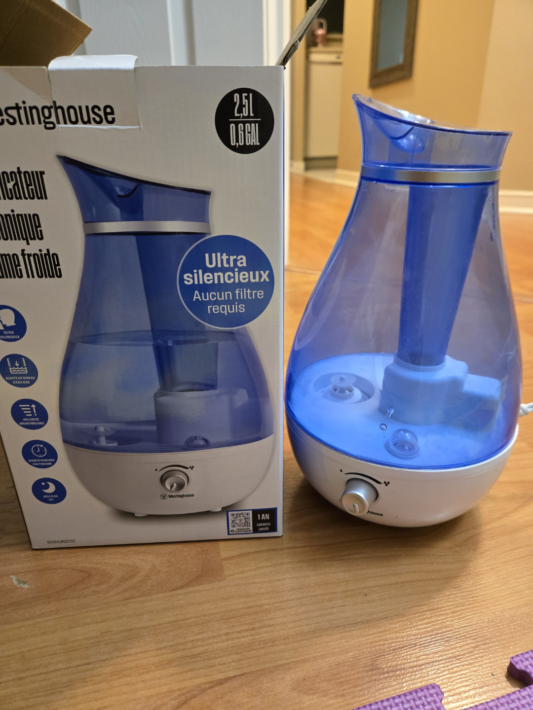 Westinghouse Ultrasonic Cool Mist Humidifier - 2.5L