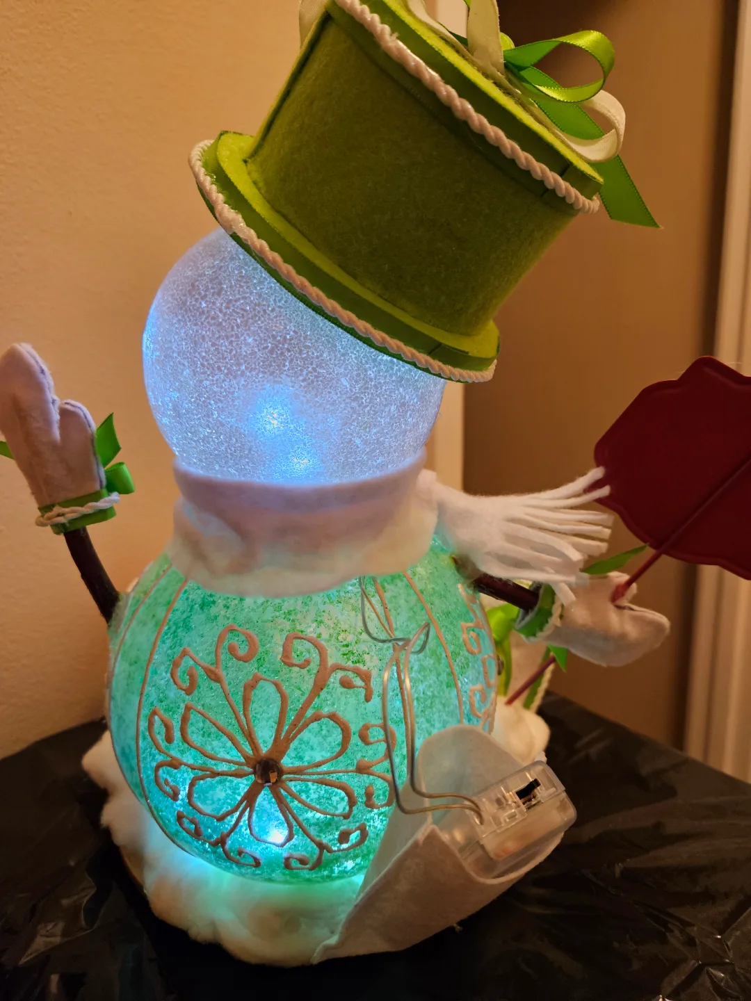 Lighted Snowman Christmas Decoration image indicator(6)