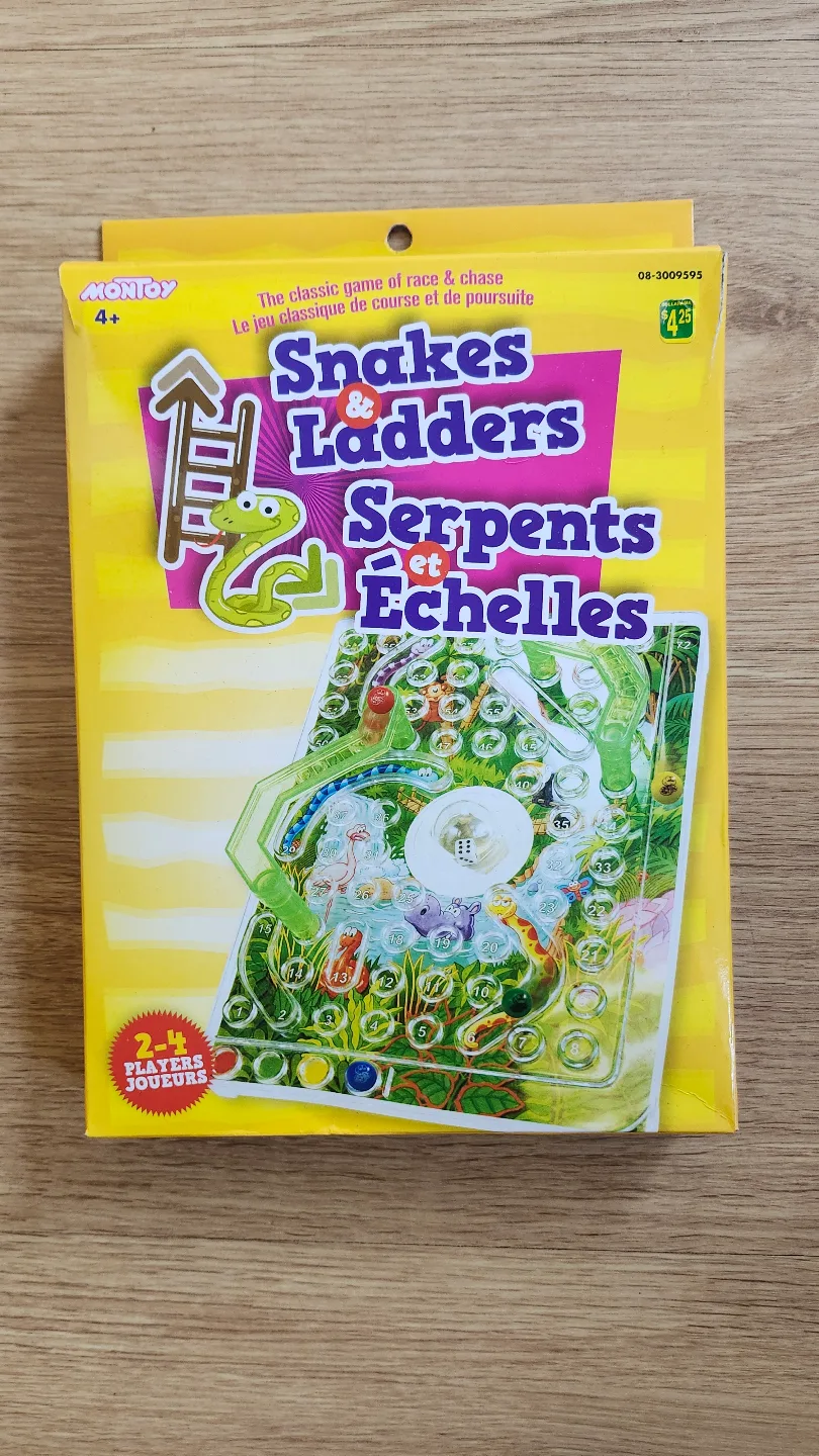 Snakes & Ladders Board Game + Protect the Penguin Game thumbnail