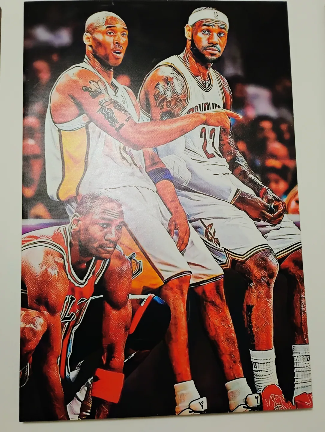 🏒Kobe, Lebron, and Jordan Canvas Print🏒 thumbnail