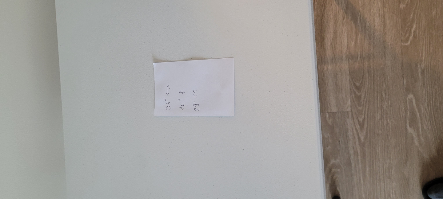 White Folding Table - 3' x 2' - photo 2