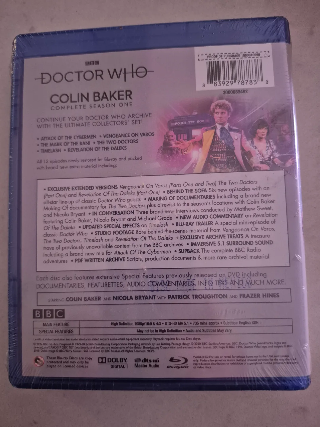 Doctor Who - Colin Baker Complete Season One Blu-ray image indicator(2)