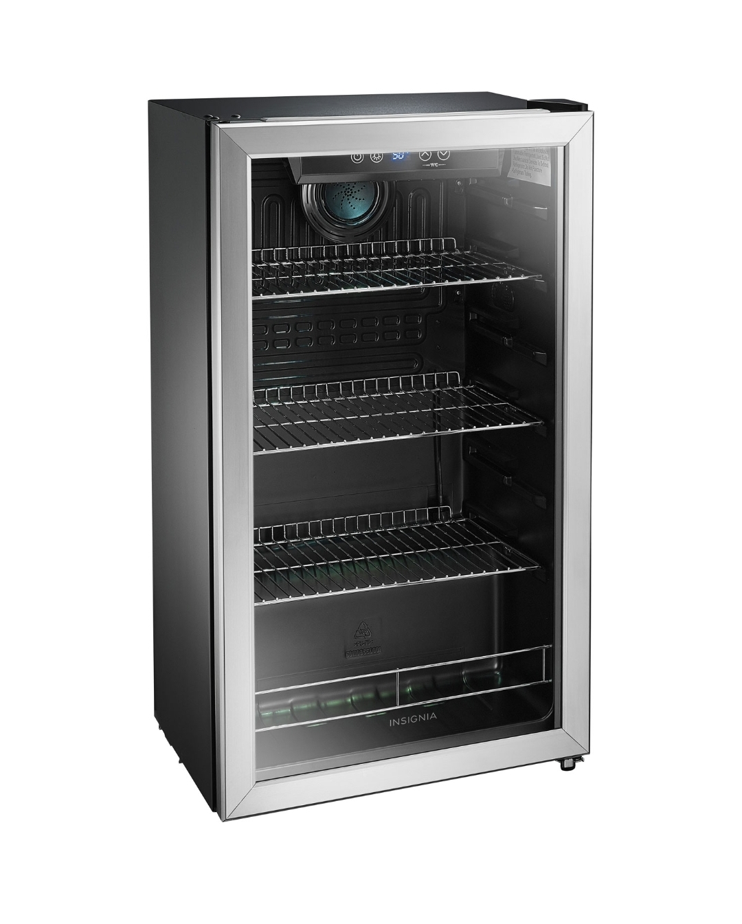 Insignia 3.2 Cu. Ft. 115-Can Beverage Centre  - Stainless  Steel - photo 3