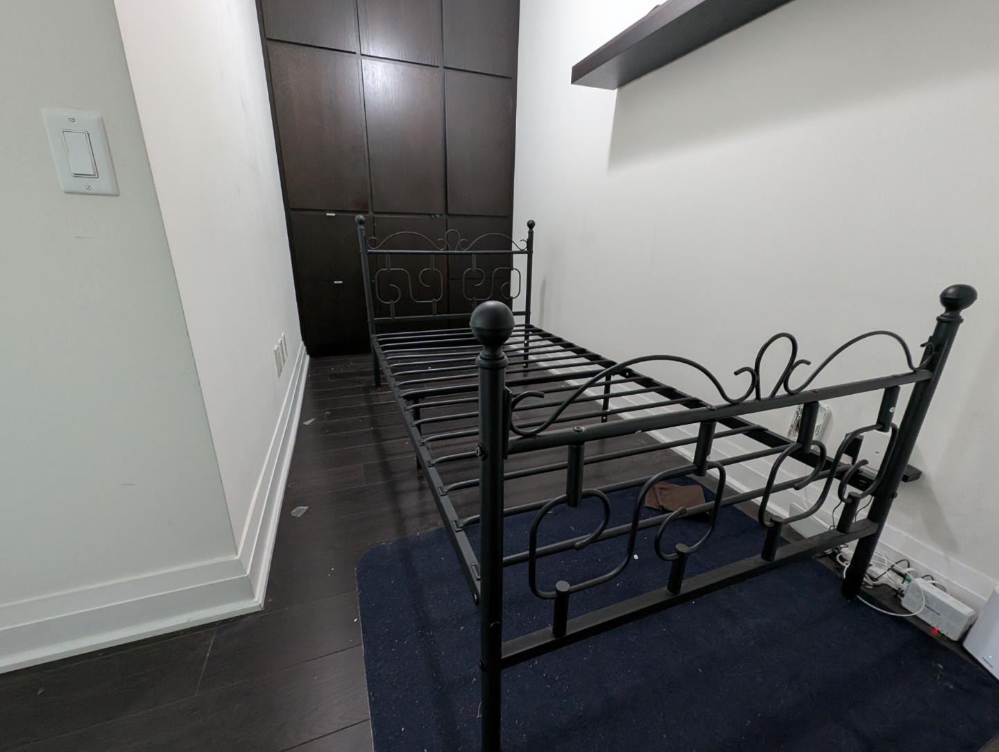 Black Metal Twin Bed Frame