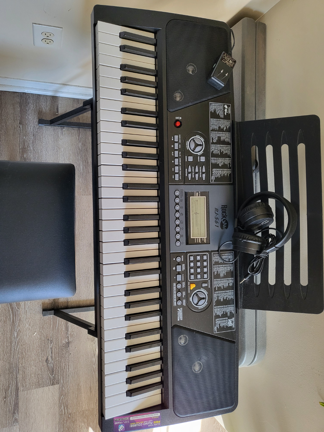 RockJam RJ-561 61-Key Electronic Keyboard - photo 3