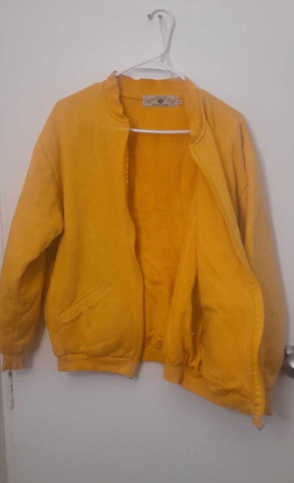 Vintage Yellow Track Jacket