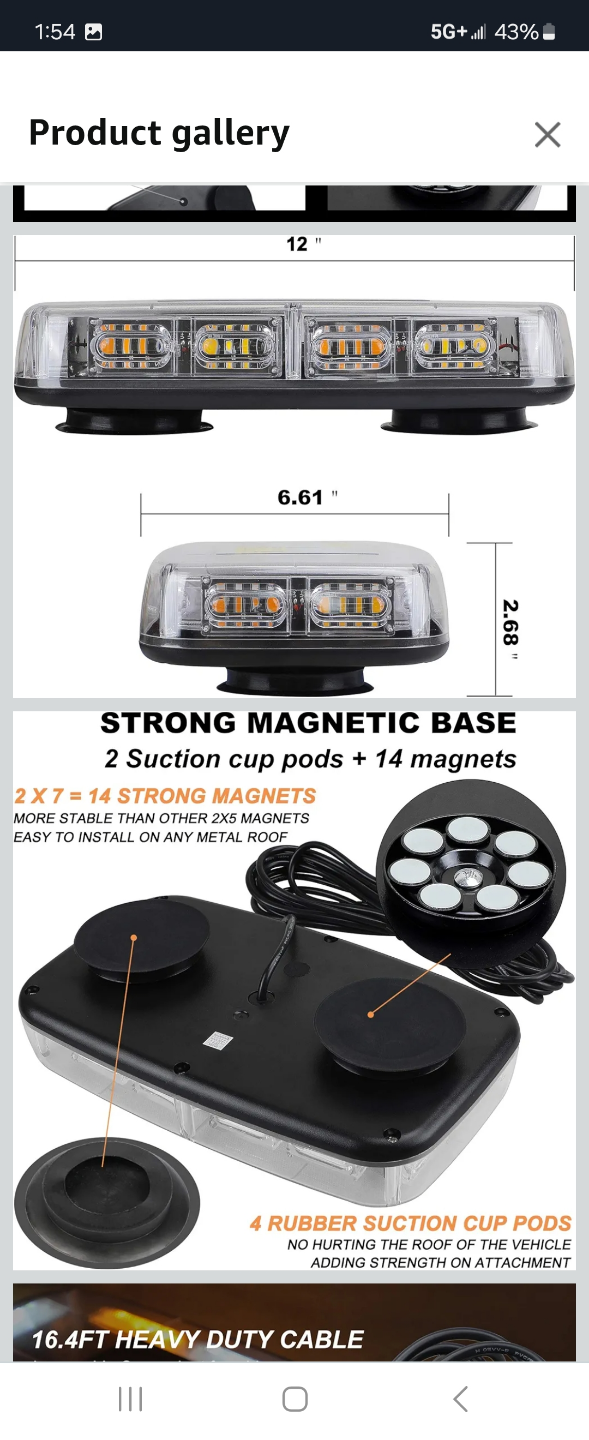 LED Emergency Warning Strobe Light - photo 5