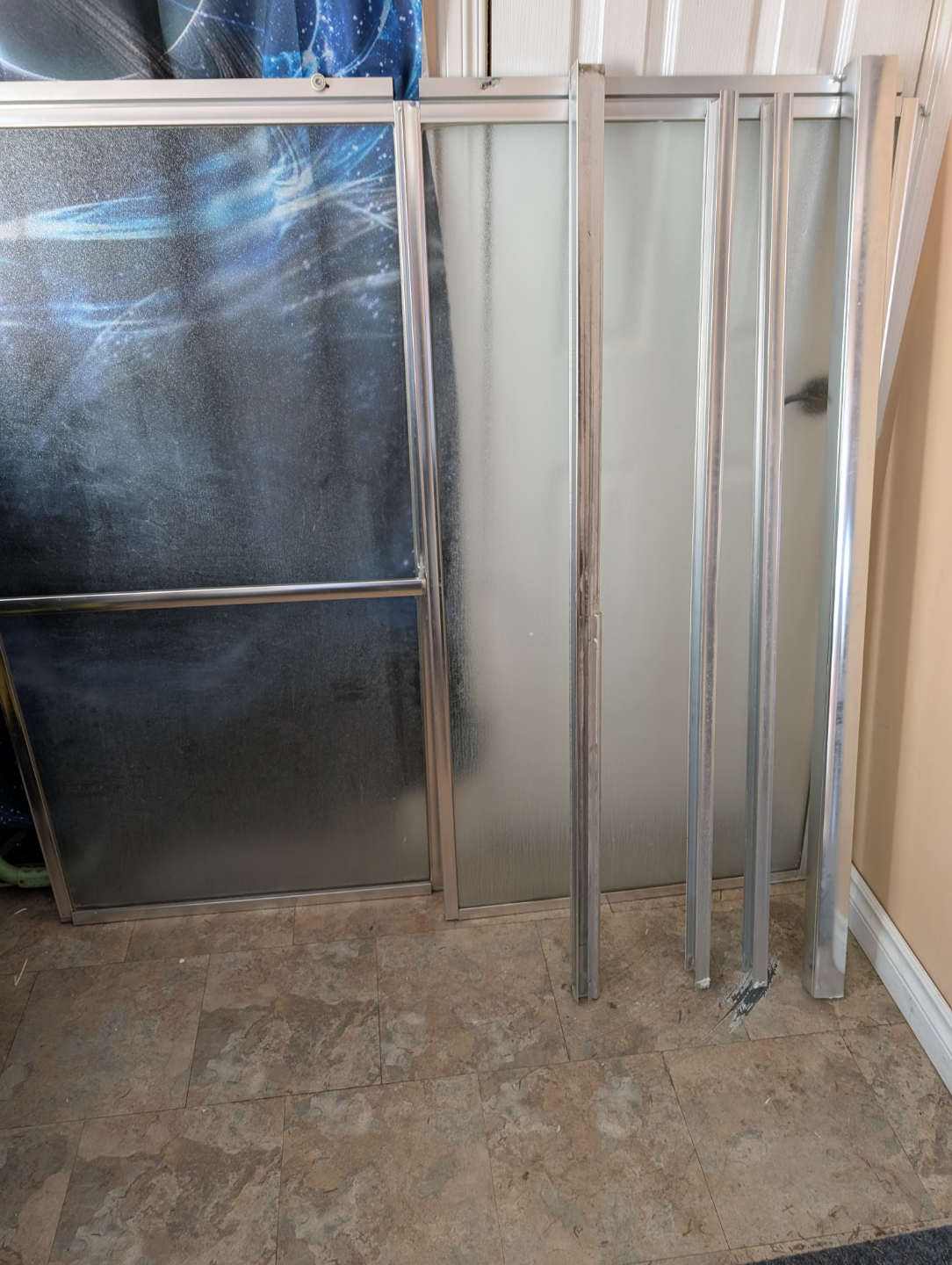 Shower Door Set - Sliding Glass Shower Enclosure - photo 2