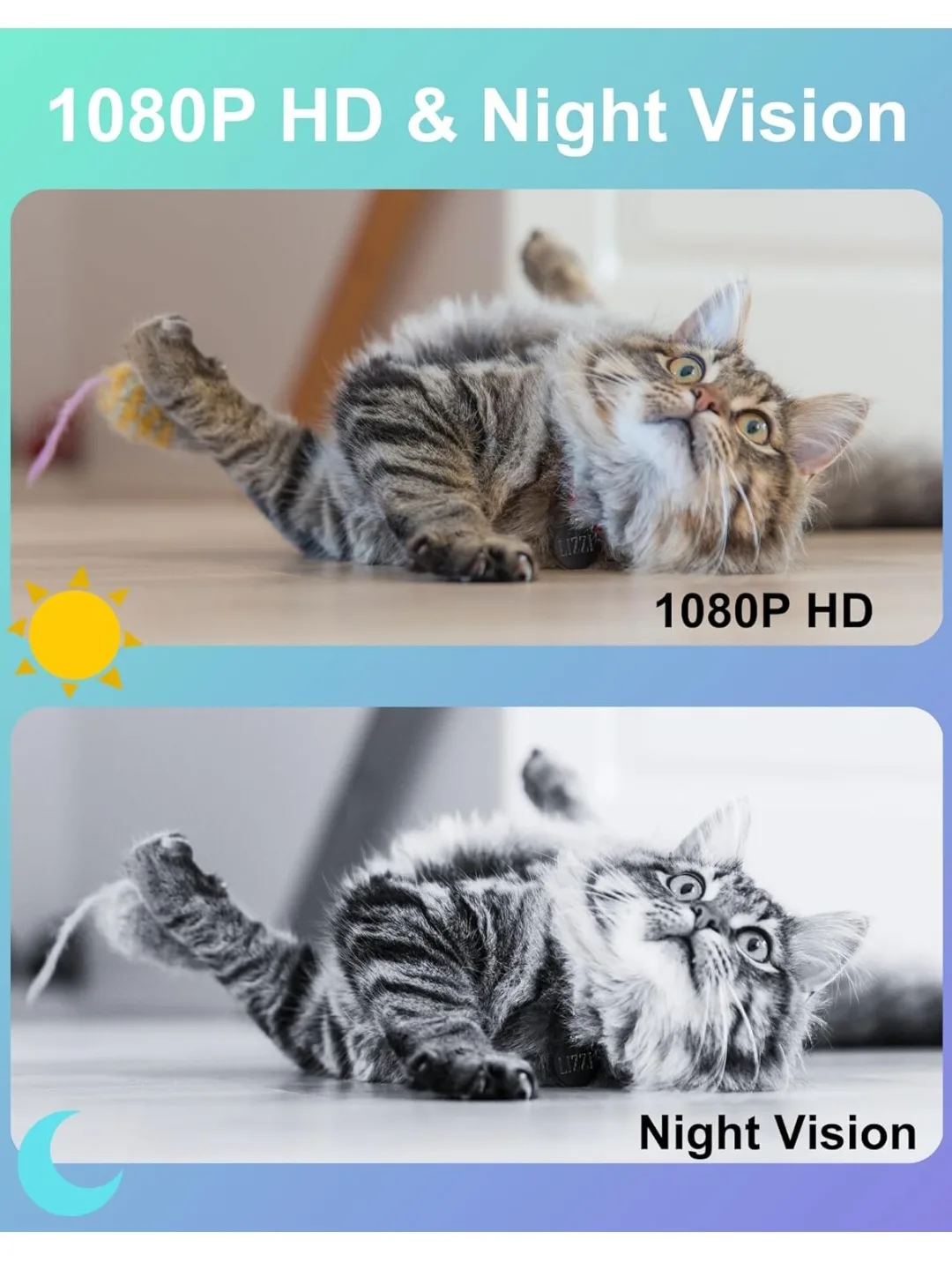 Wireless Mini Camera 1080P Wi-Fi Indoor Security Pet Monitoring🧡 image indicator(3)