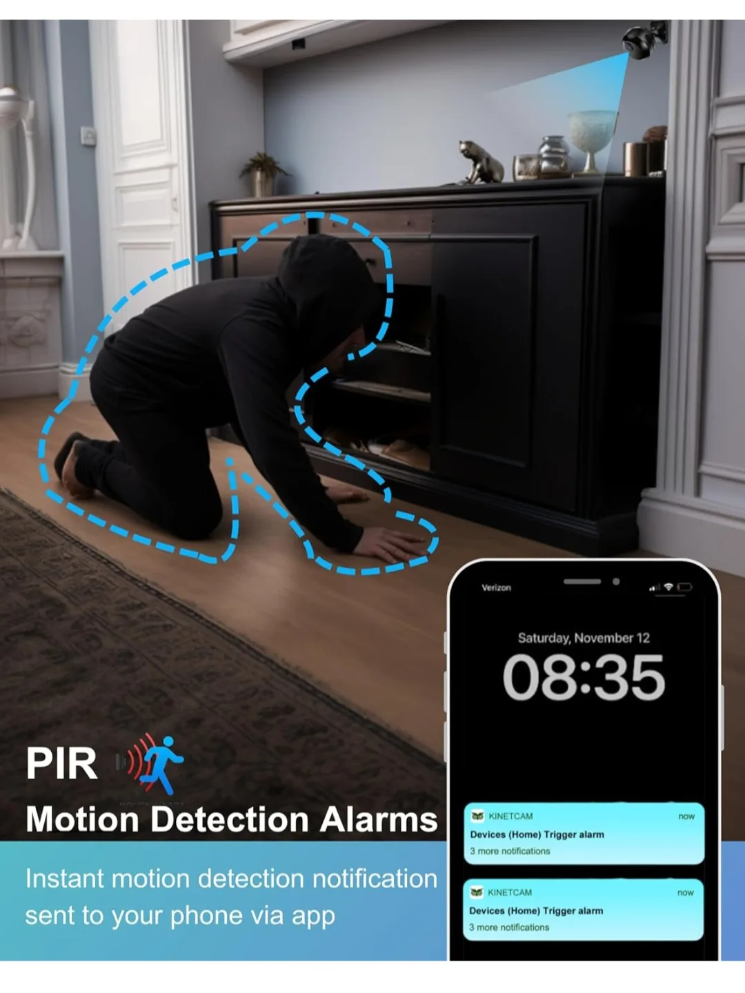 Wireless Mini Camera 1080P Wi-Fi Indoor Security Pet Monitoring🧡 image indicator(4)