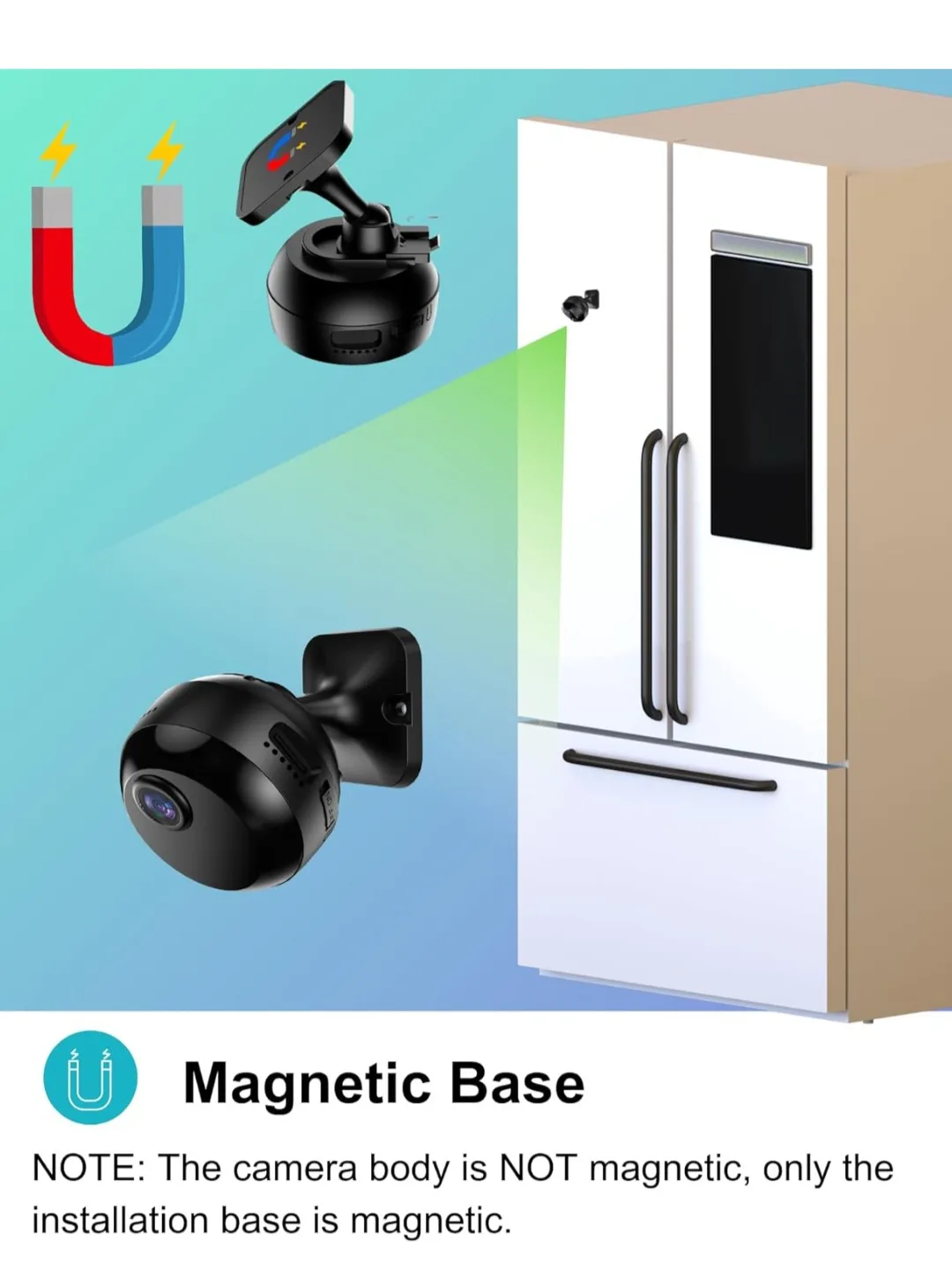 Wireless Mini Camera 1080P Wi-Fi Indoor Security Pet Monitoring🧡 image indicator(7)