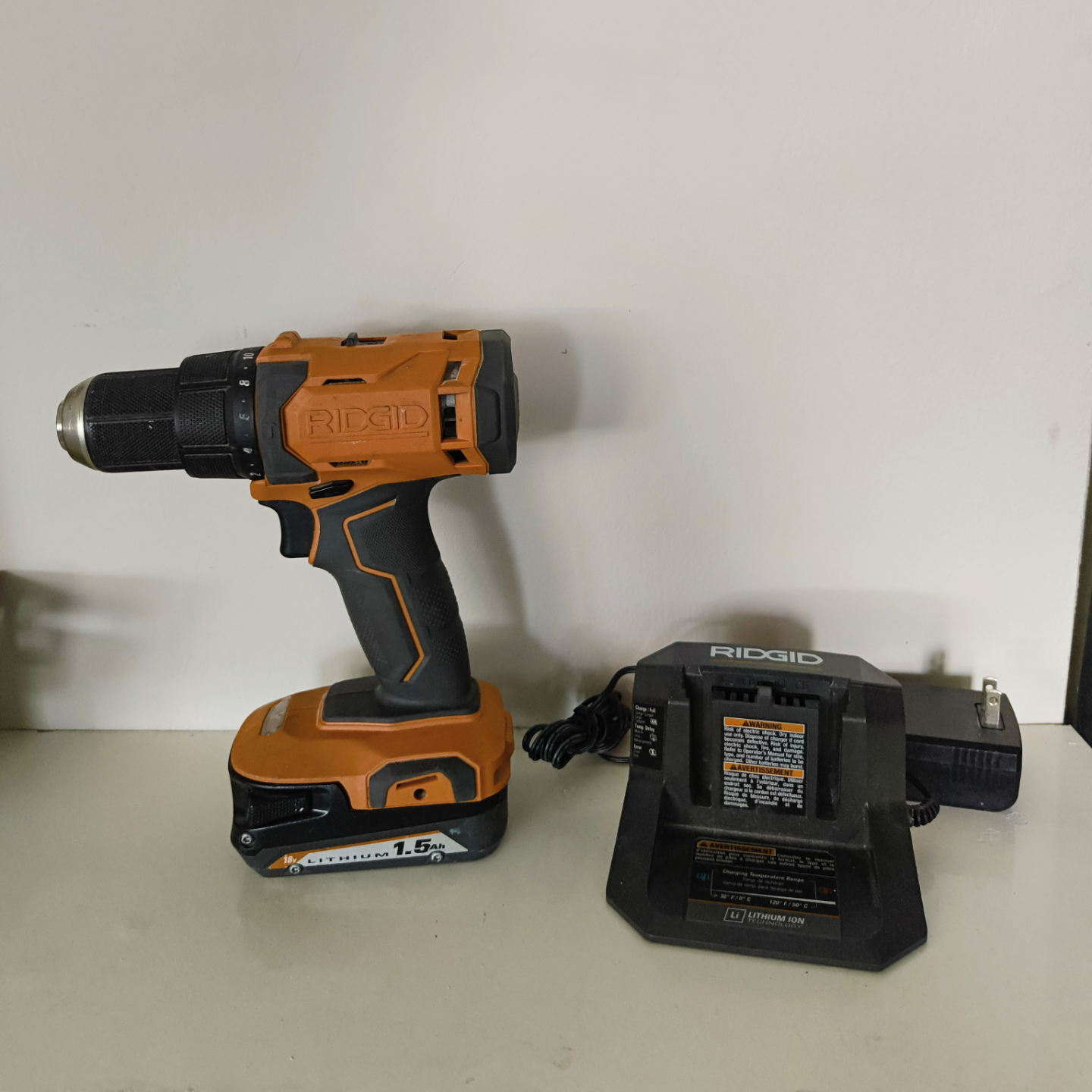 Ridgid Hammer Drill w/Battery and Charger