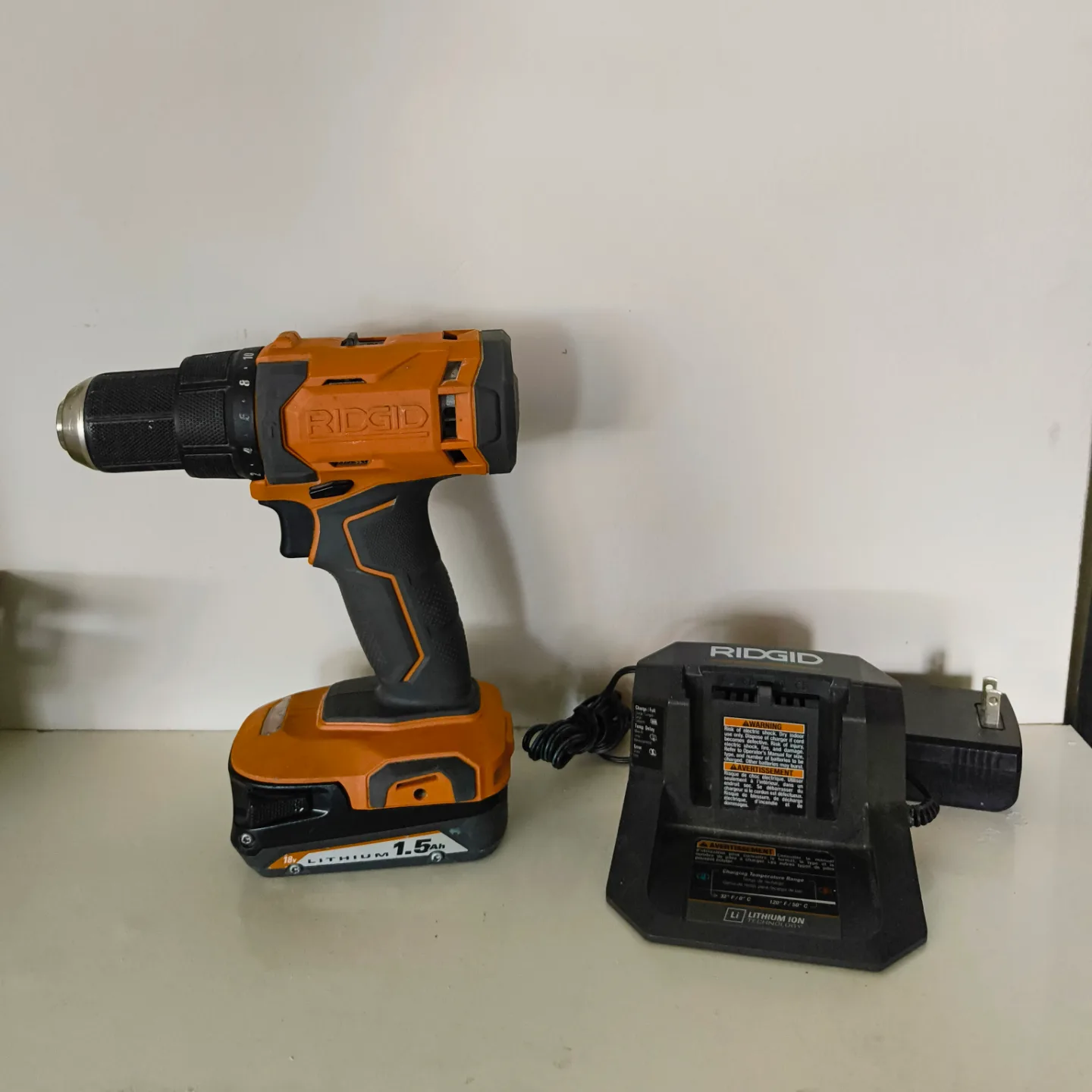 Ridgid Hammer Drill w/Battery and Charger thumbnail