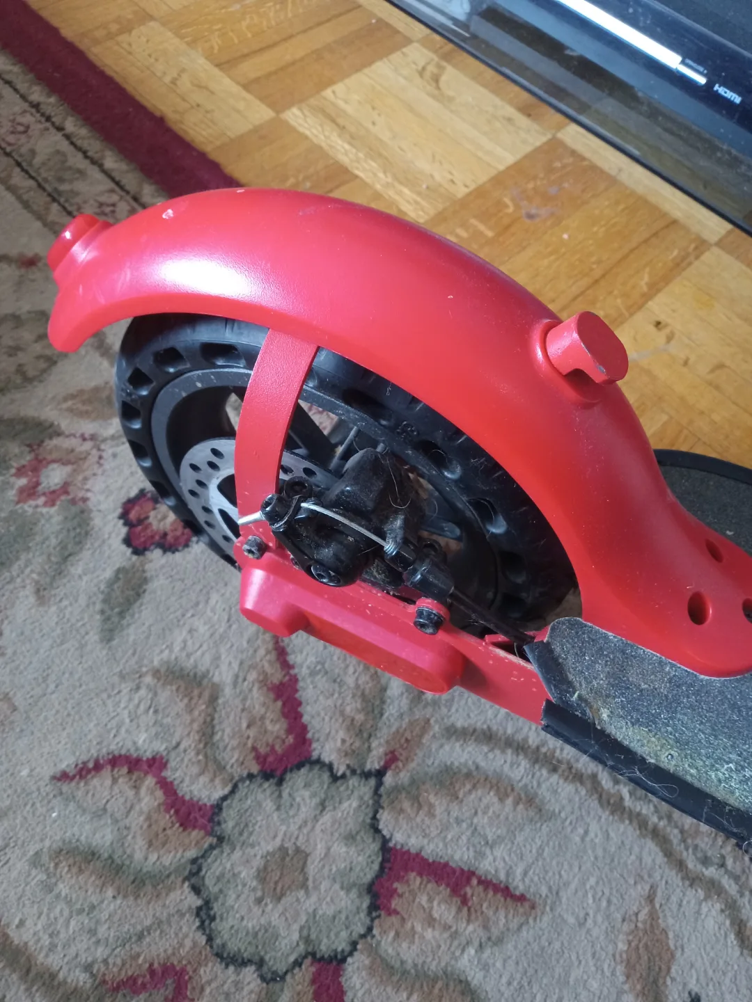 Red Electric Scooter image indicator(5)