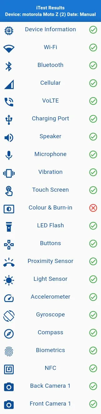 Moto Z2 Force - 64 GB - Super Black (Read Description) image indicator(10)