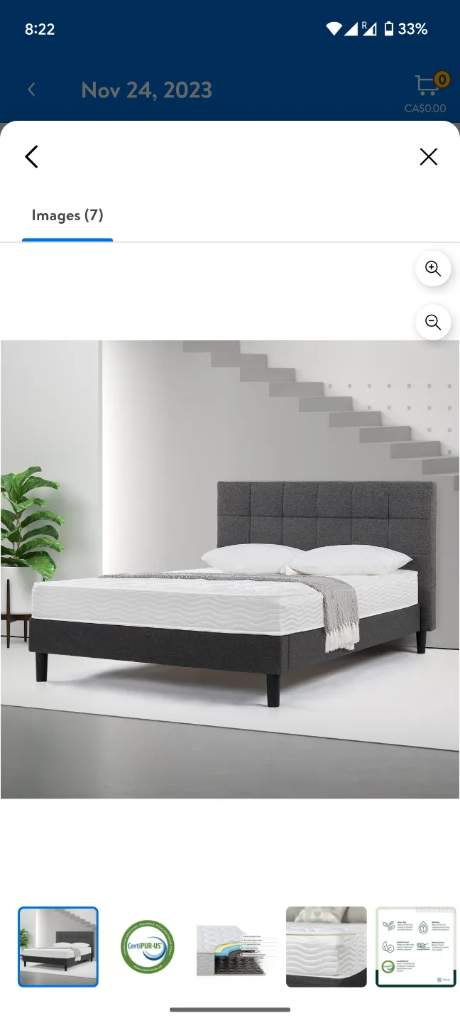 Zinus 8 Inch Green Tea Memory Foam Mattress image indicator(5)