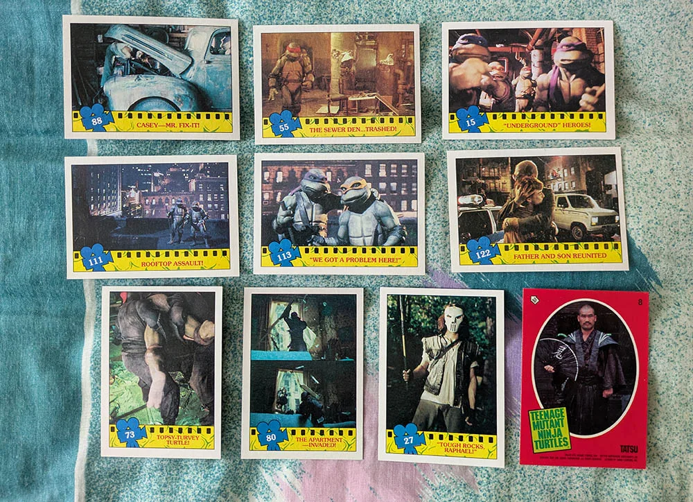 Teenage Mutant Ninja Turtles Movie Photo Cards - MINT CONDITION image indicator(2)