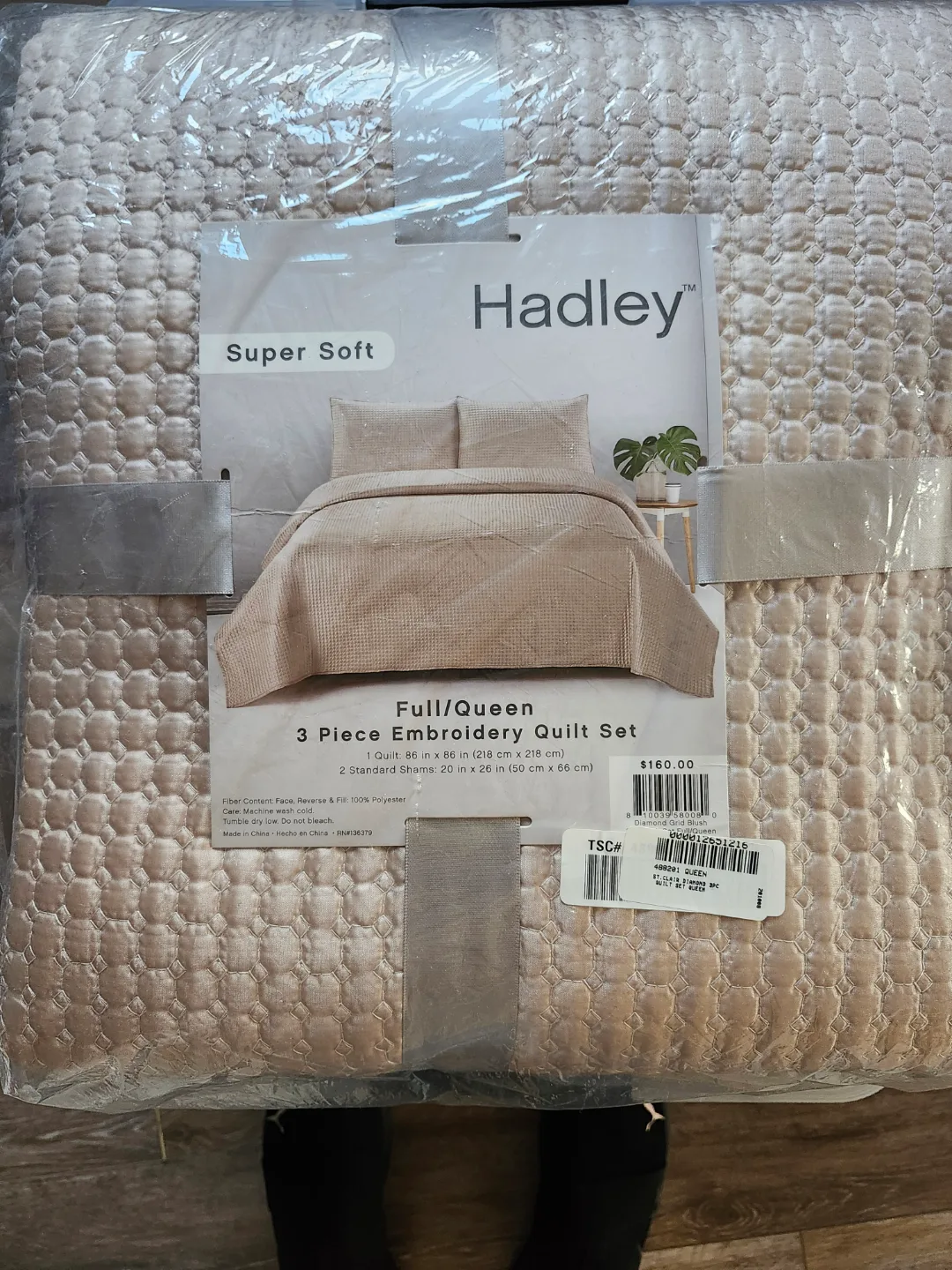 Hadley Full/Queen 3 Piece Embroidery Quilt Set thumbnail