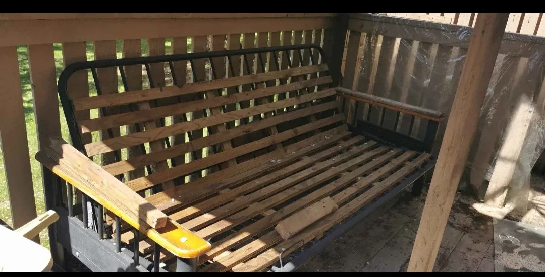 Vintage Futon Couch thumbnail