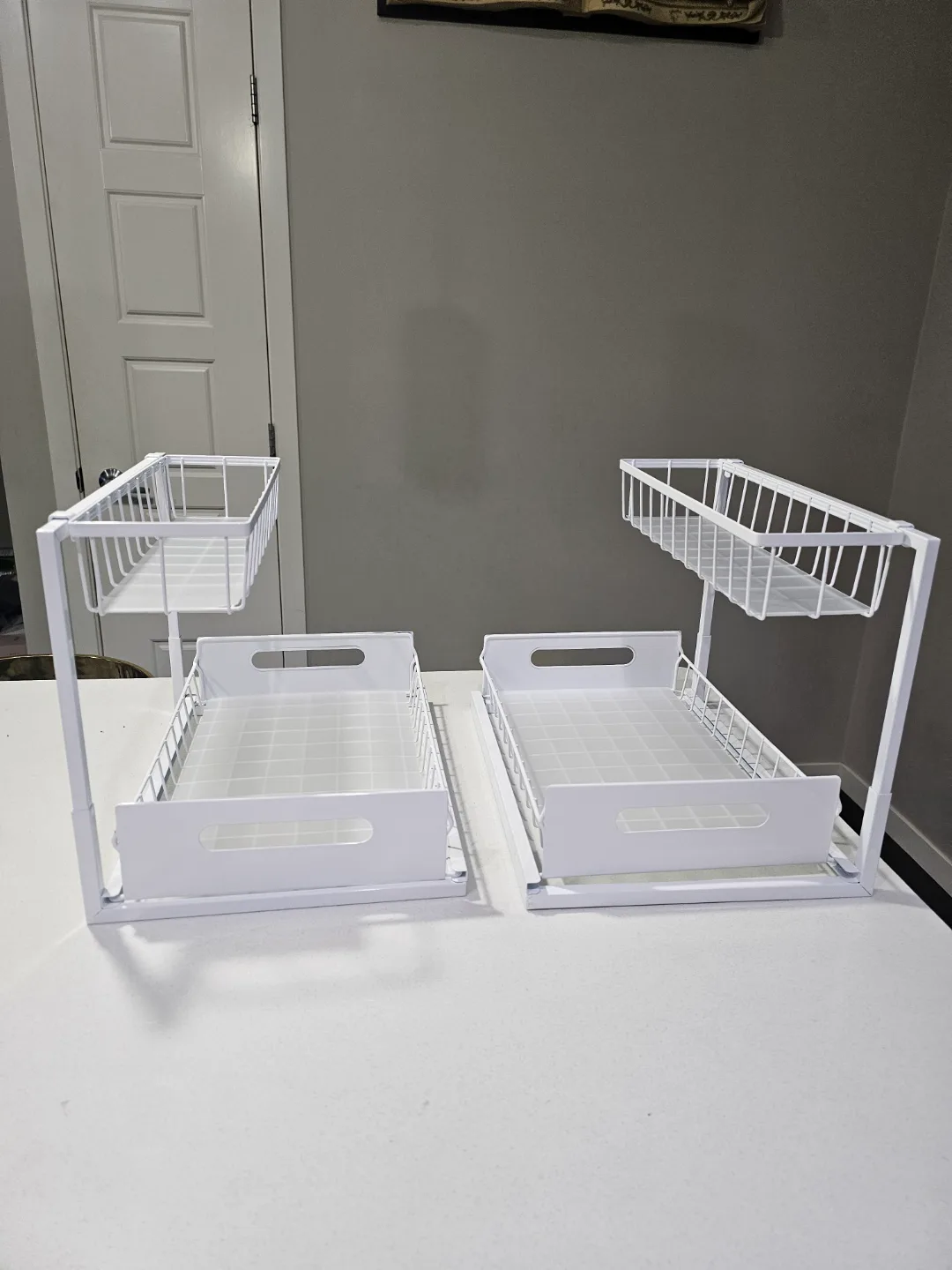 Two-Tier Under-Sink Organizer - White image indicator(5)