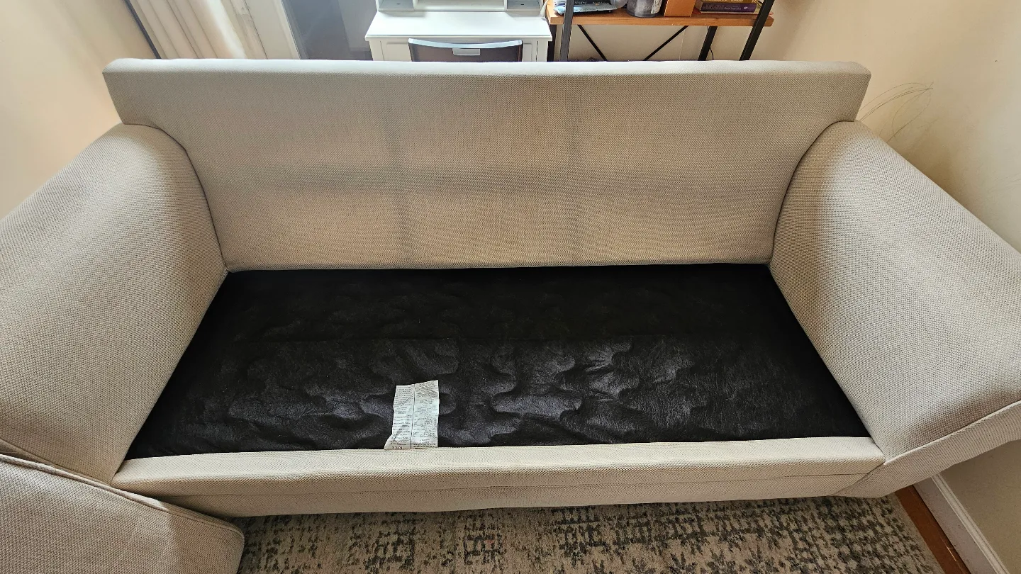 Beige Sofa with Rolled Arms image indicator(7)