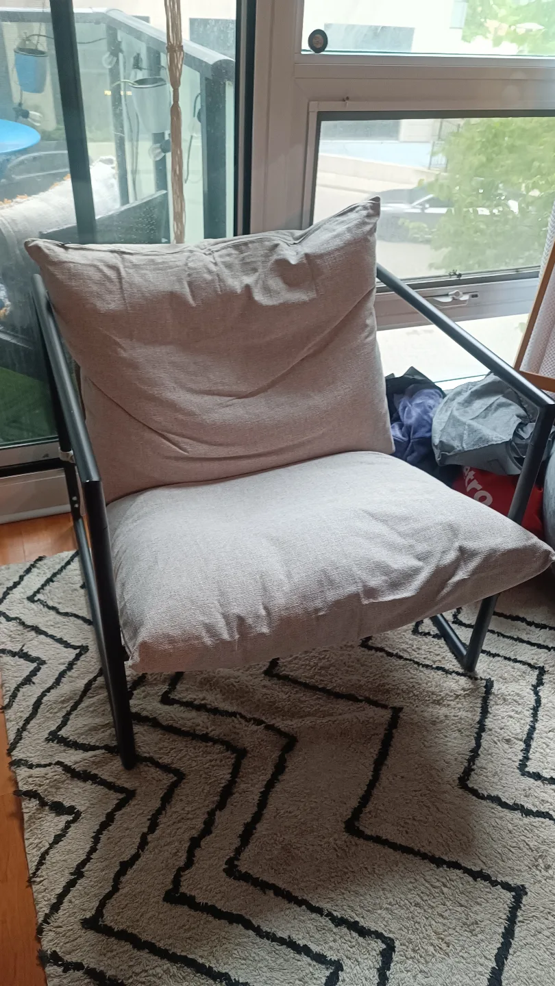 Zinus Aidon Armchair - Oatmeal image indicator(3)