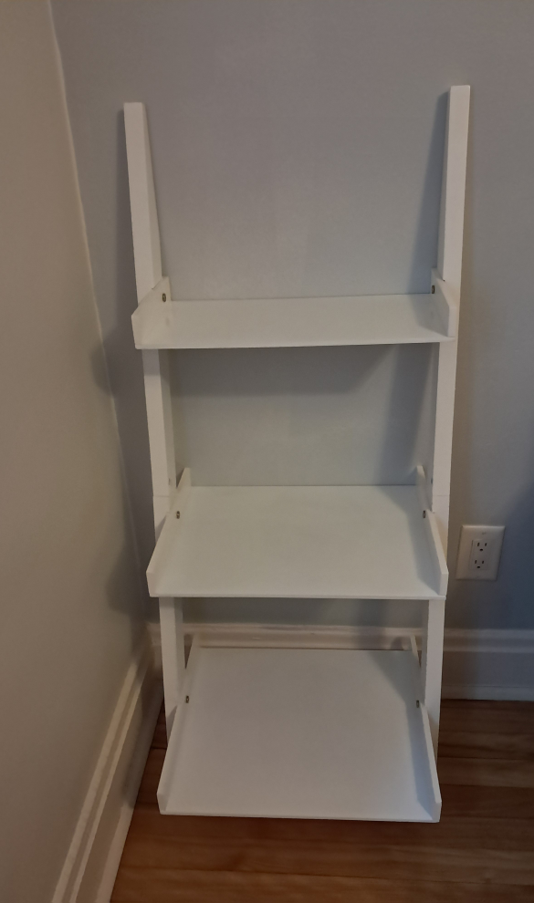 White 3-Tier Ladder Shelf