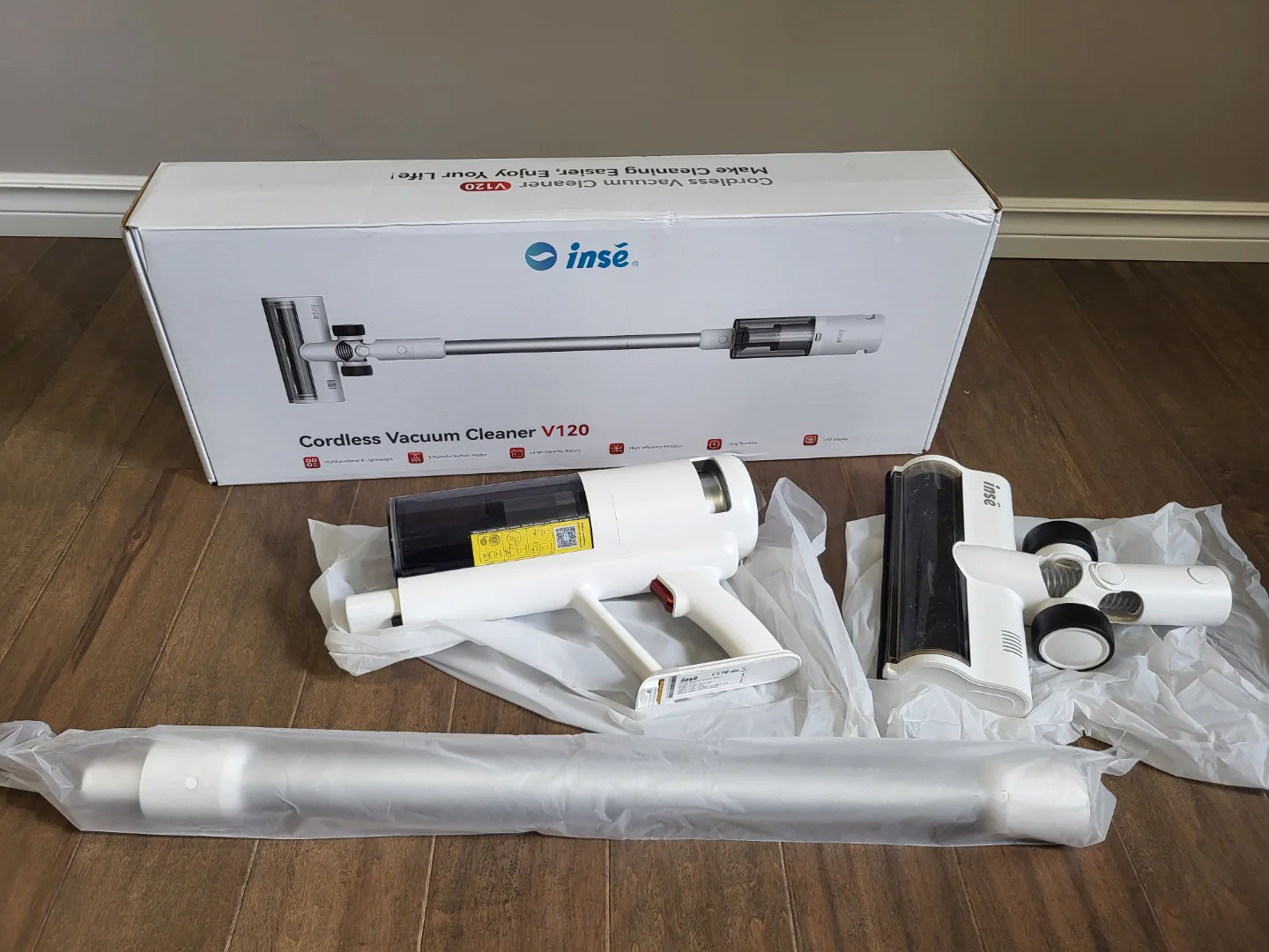 Insé Cordless Vacuum Cleaner V120 - Brand New in Box image indicator(3)