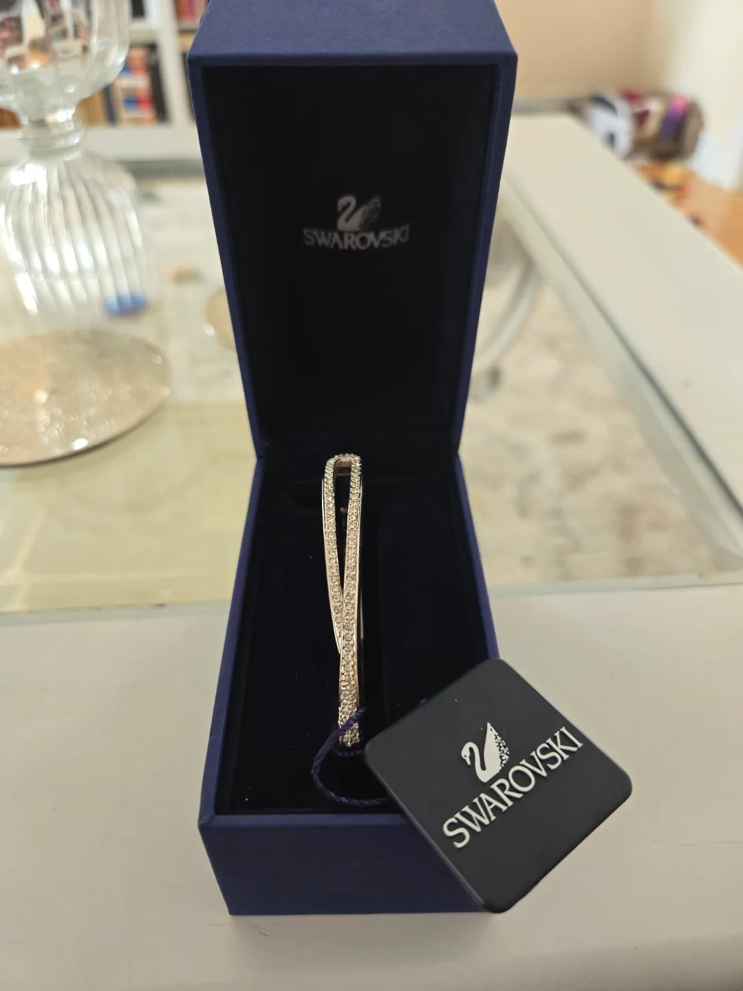 Swarovski 697307 CRY/RHS Bangle 6.1 CM thumbnail