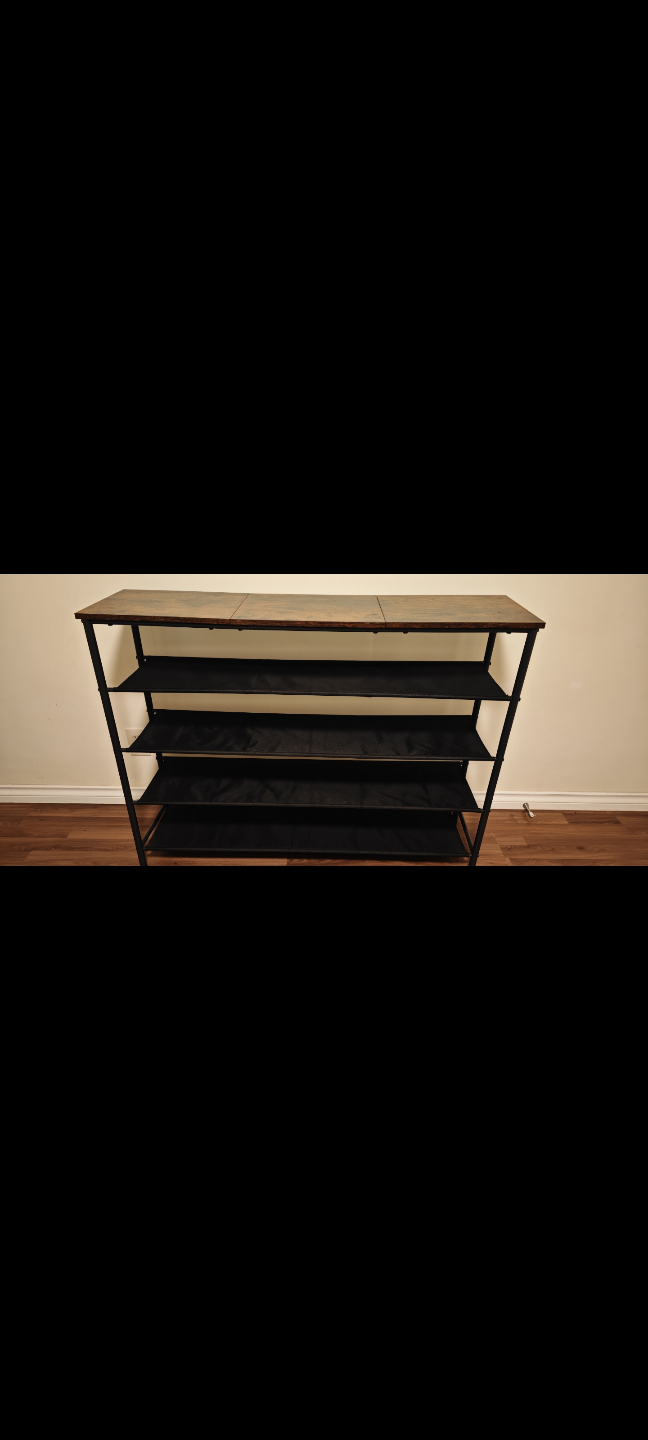 Rustic Shoe Rack Organizer - photo 2