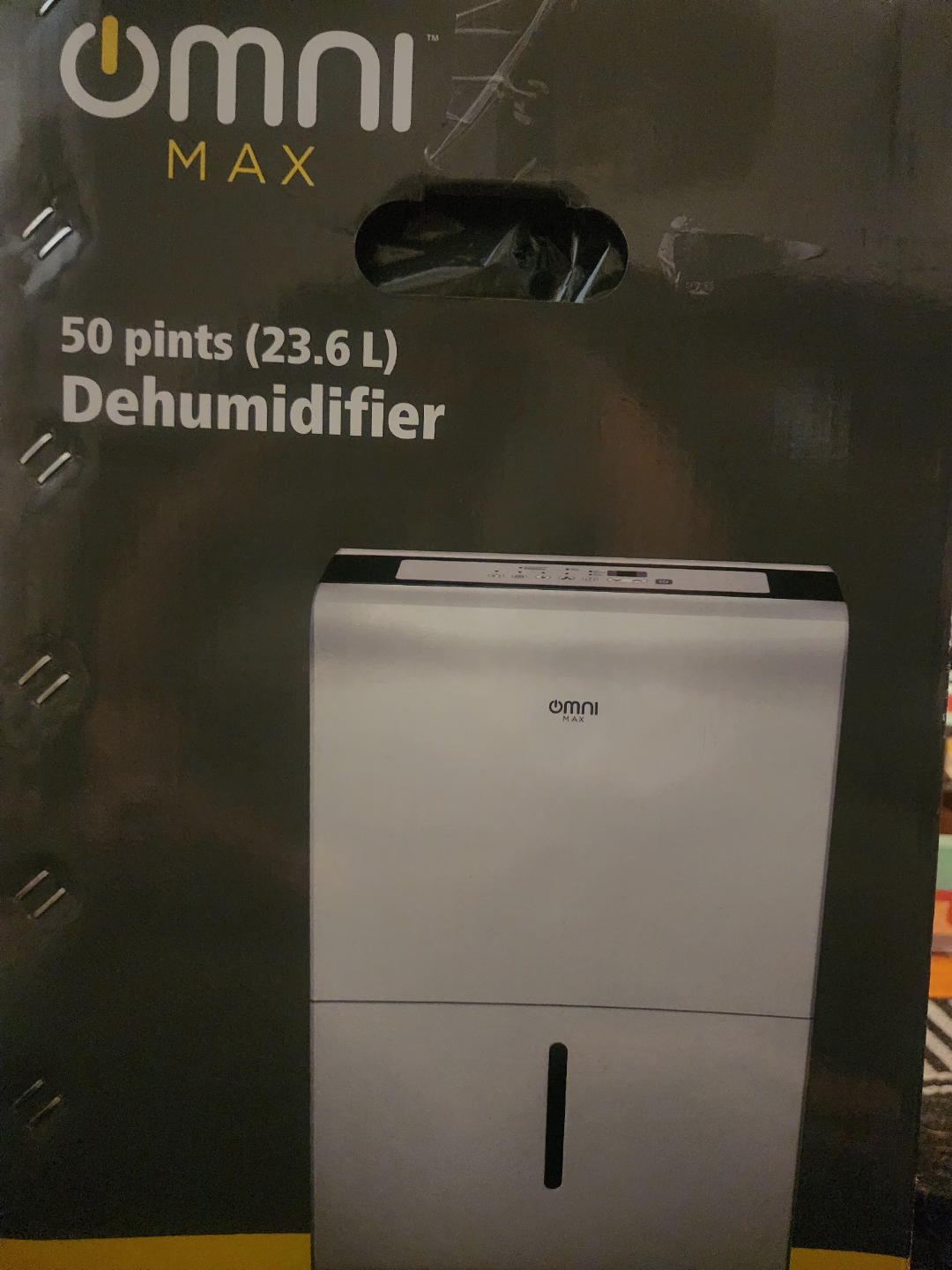 Omni Max 50-Pint Dehumidifier - New in Box - photo 3