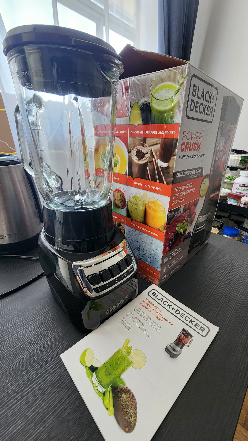 Black+Decker Power Crush Multi-Function Blender - 700 Watts - photo 2