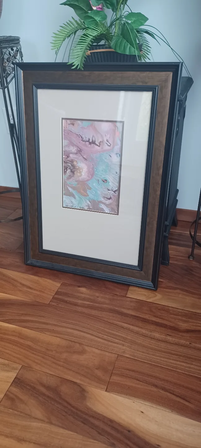 Origanal framed work of art  Abstract Painting image indicator(2)