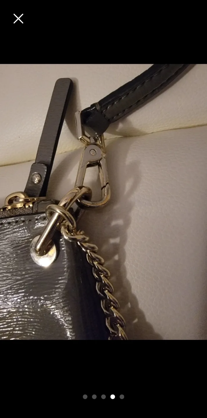 Authentic Kate Spade Bixby Place River Hare Grey Bag image indicator(4)