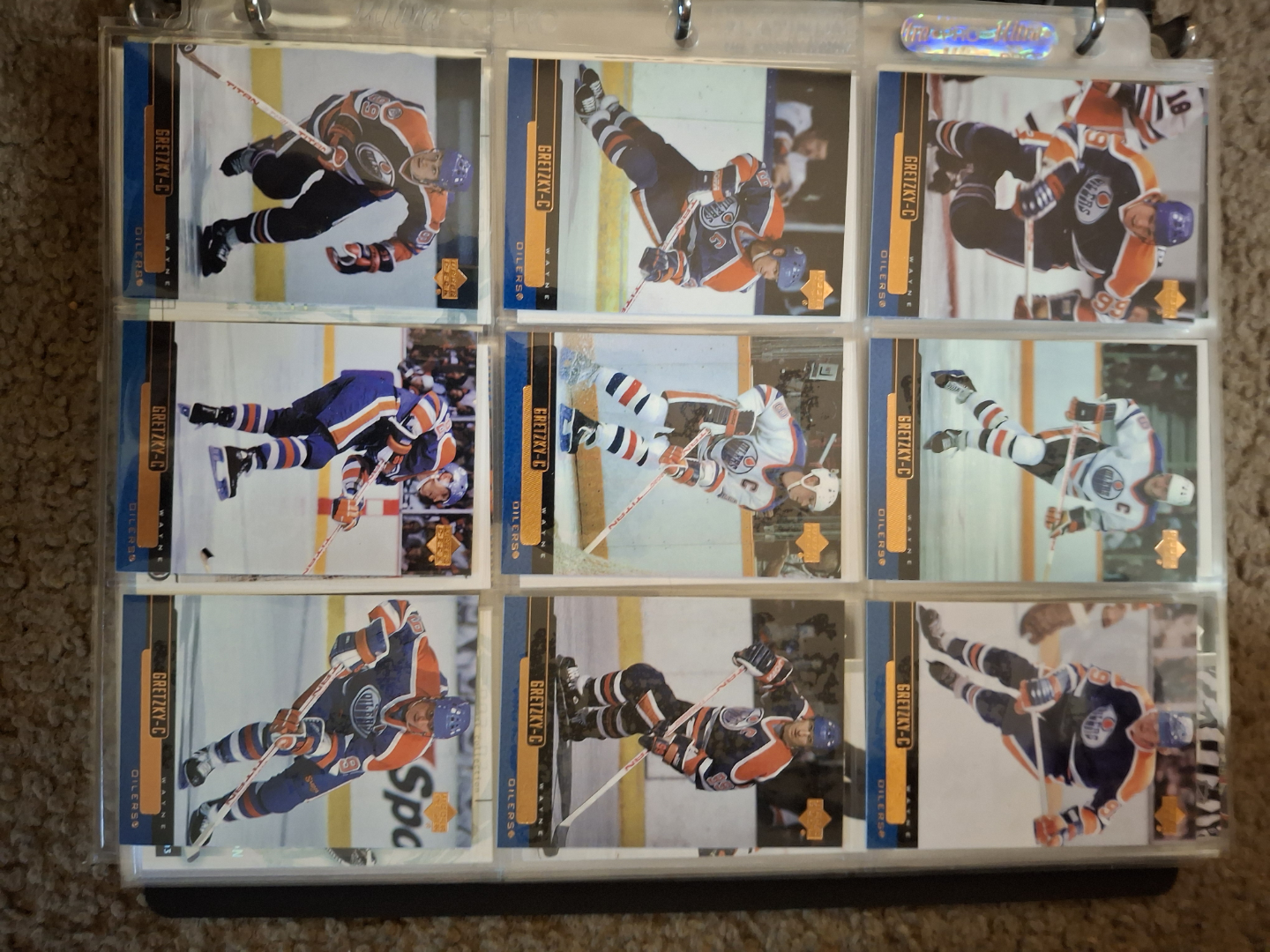 Collection of Hockey Cards - Edmonton Oilers Binder!