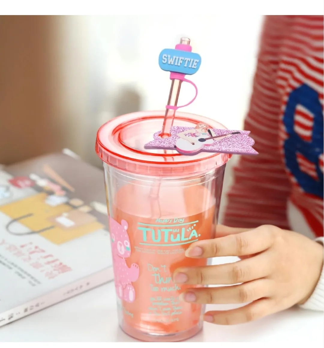 Set of Taylor Swift-Themed Straw Cap image indicator(6)