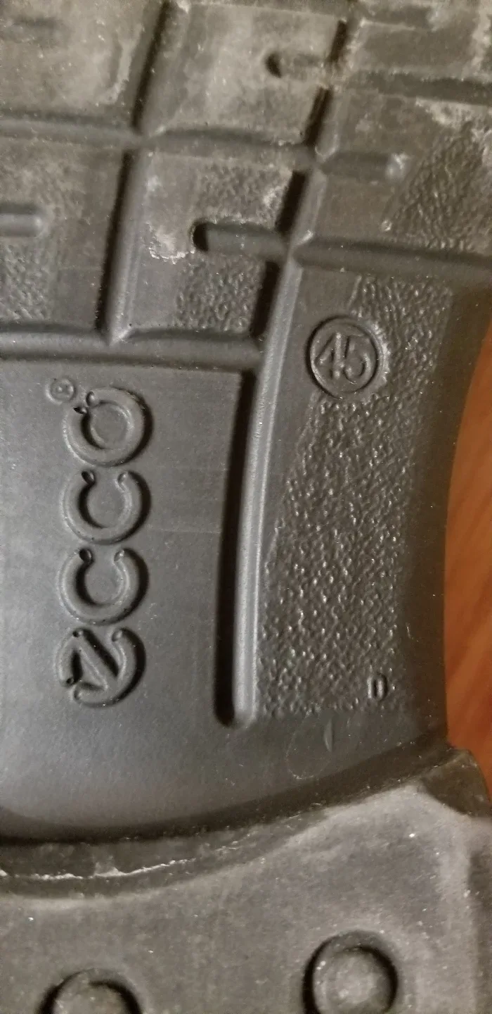 Men's Ecco Black Leather Dress Shoes - Sz 45 image indicator(5)