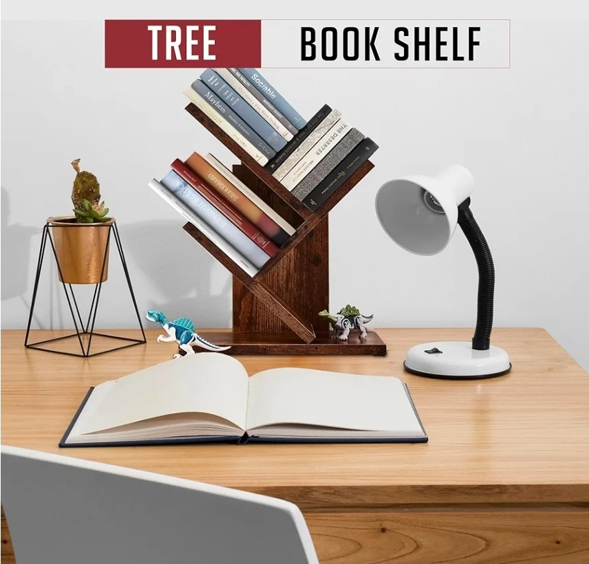 Tree Book Shelf - Dark Brown - photo 2