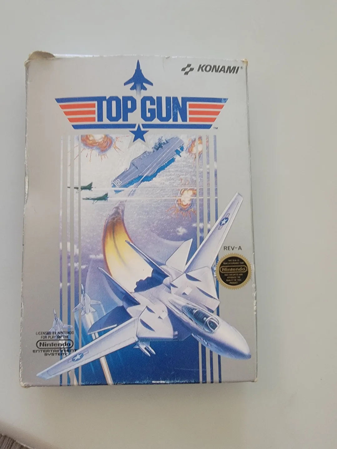 Vintage Konami Top Gun NES Game image indicator(2)