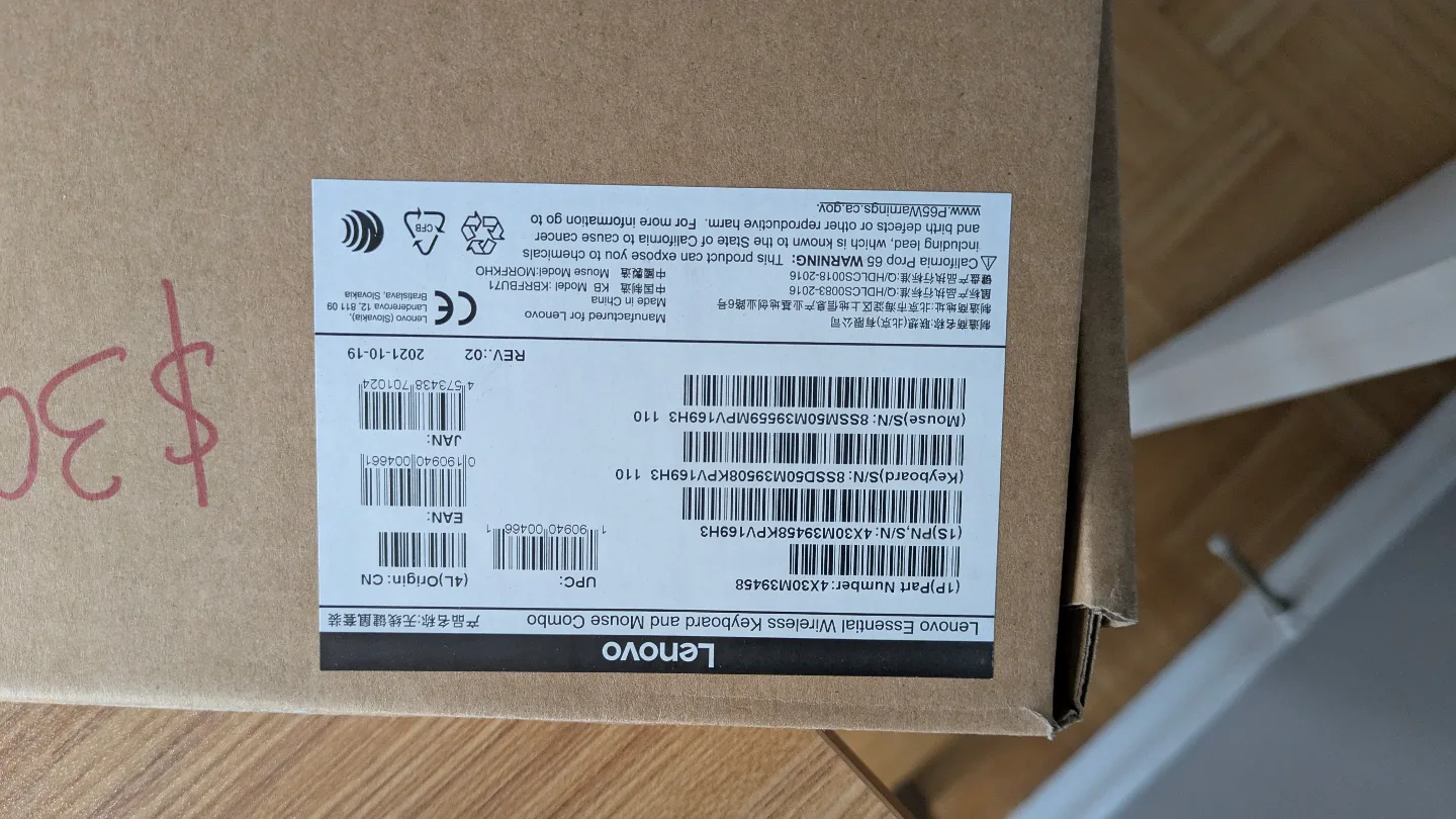 🥕Lenovo Wireless Keyboard and Mouse Combo (2x) image indicator(3)