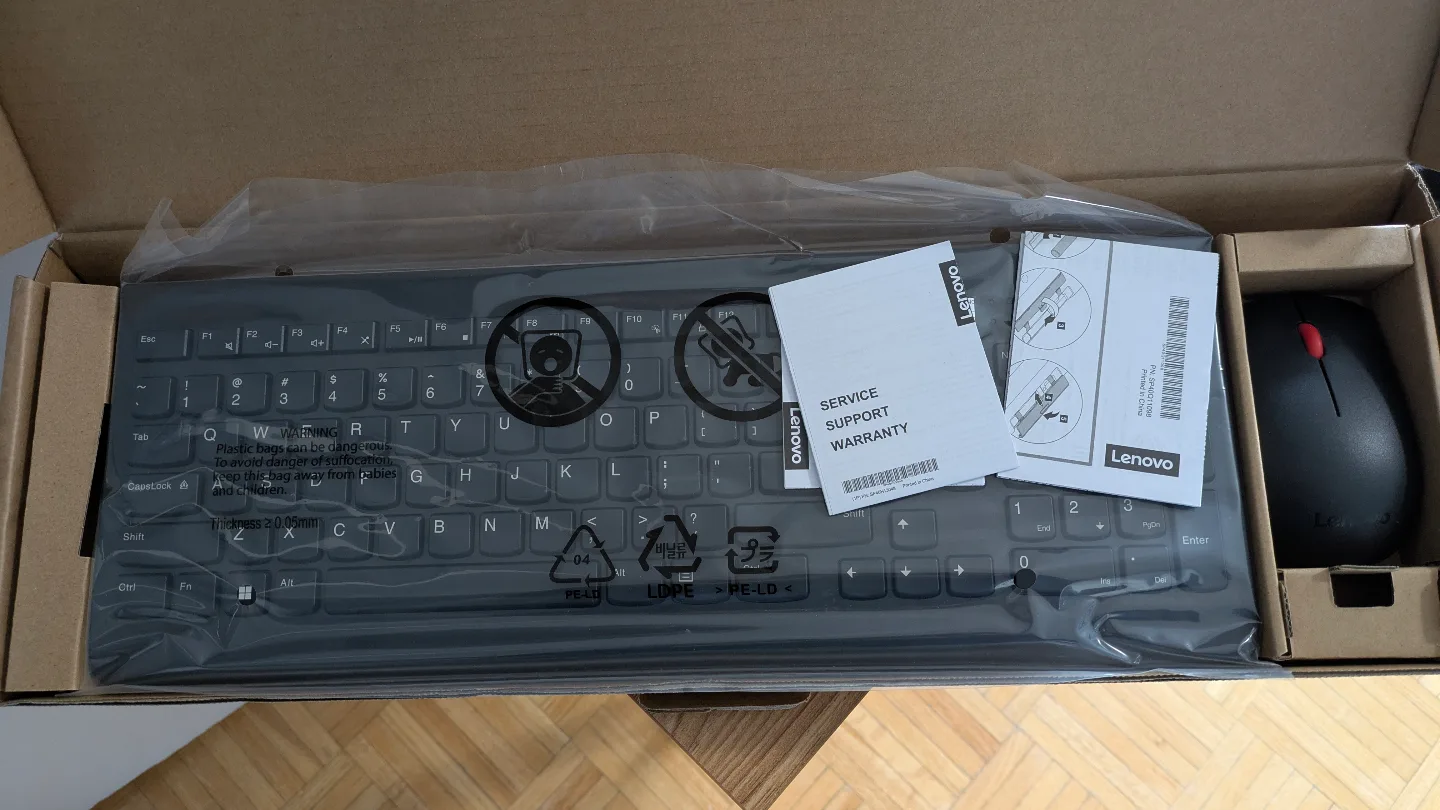 🥕Lenovo Wireless Keyboard and Mouse Combo (2x) image indicator(4)