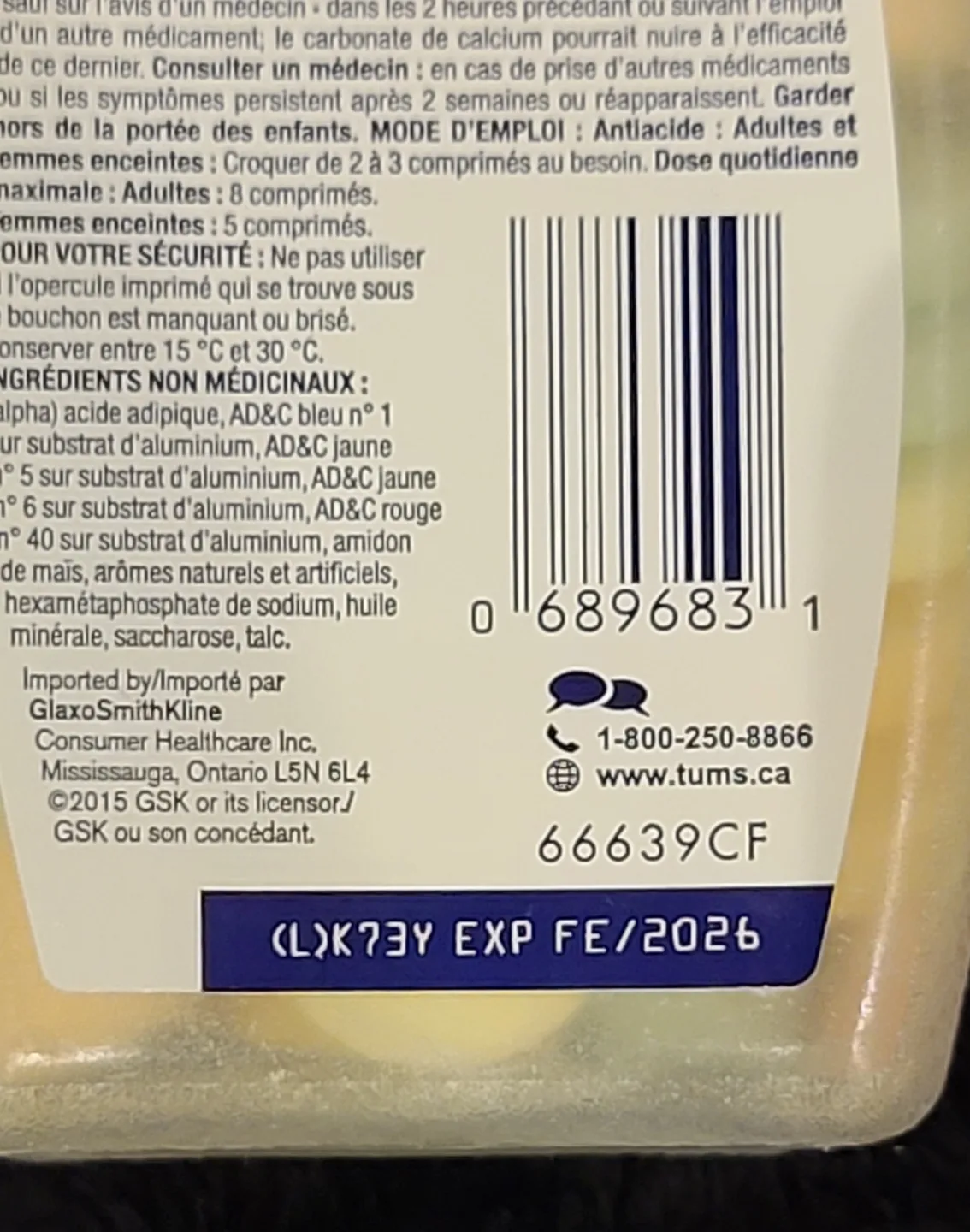 NEW & SEALED! Tums Antacid - Ultra - 1000mg - ALL 2 for $5! image indicator(4)