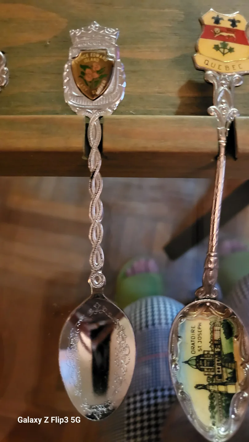 Collection of Souvenir Spoons with Display Rack image indicator(5)