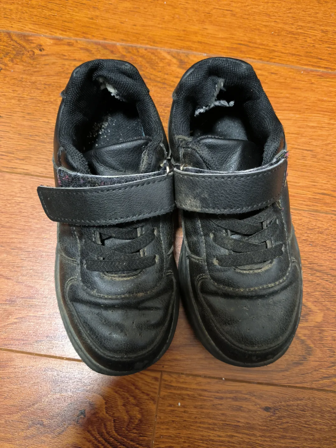 Kids' Black Velcro Sneakers thumbnail