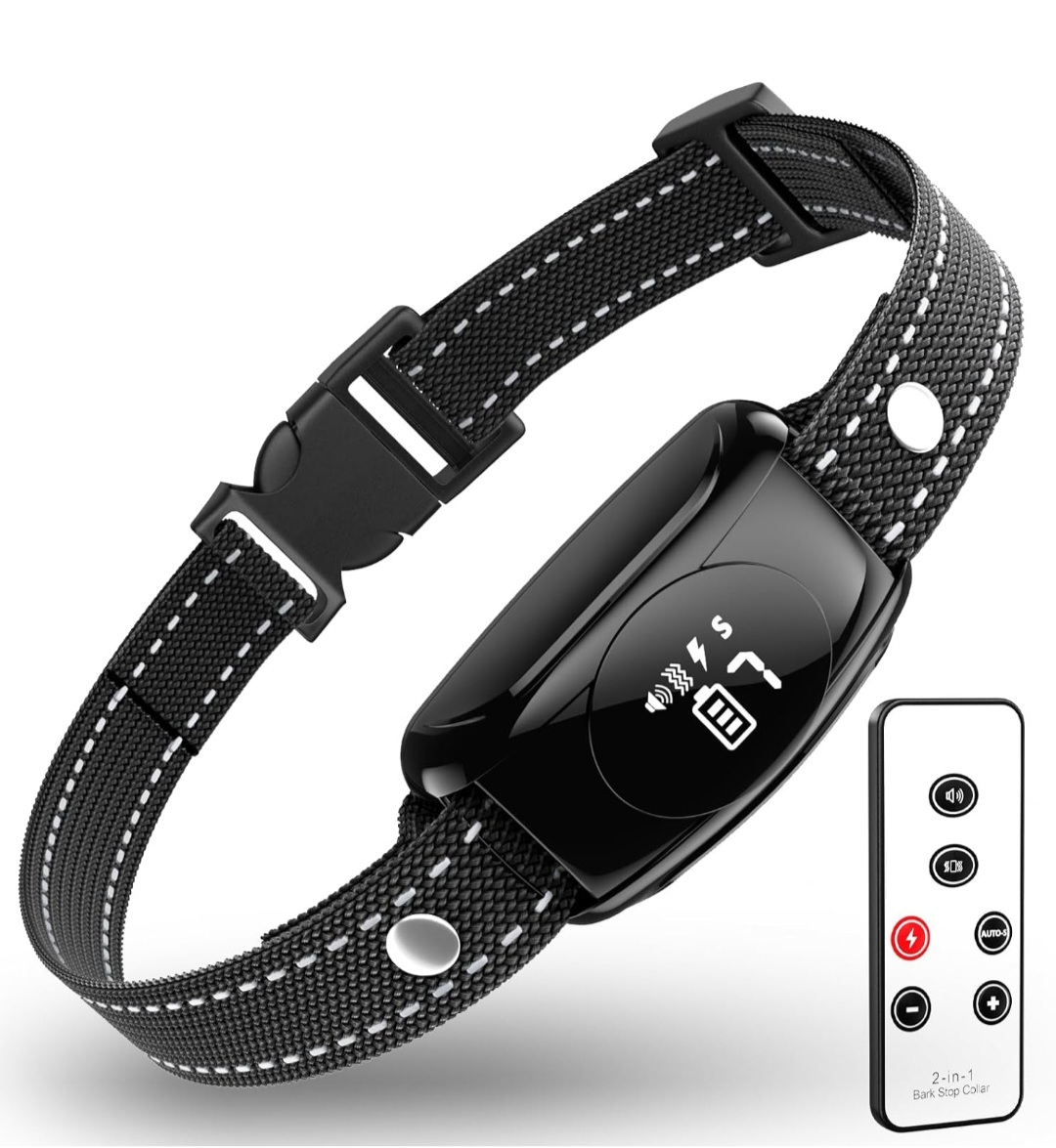 Dog Bark Collar with Remote - Training Collar with