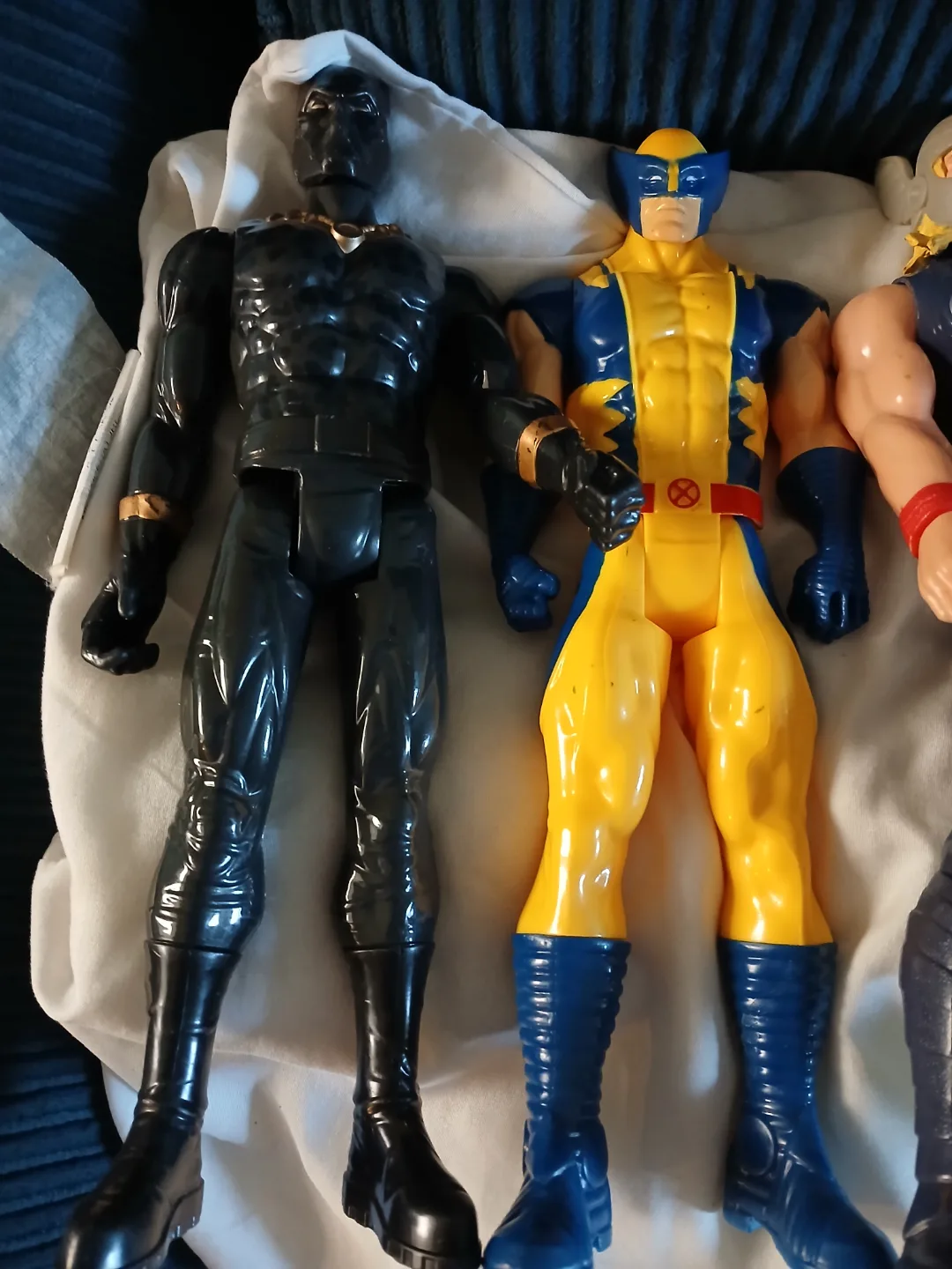 Marvel Superhero Action Figures & Batmobile Toy Lot image indicator(2)