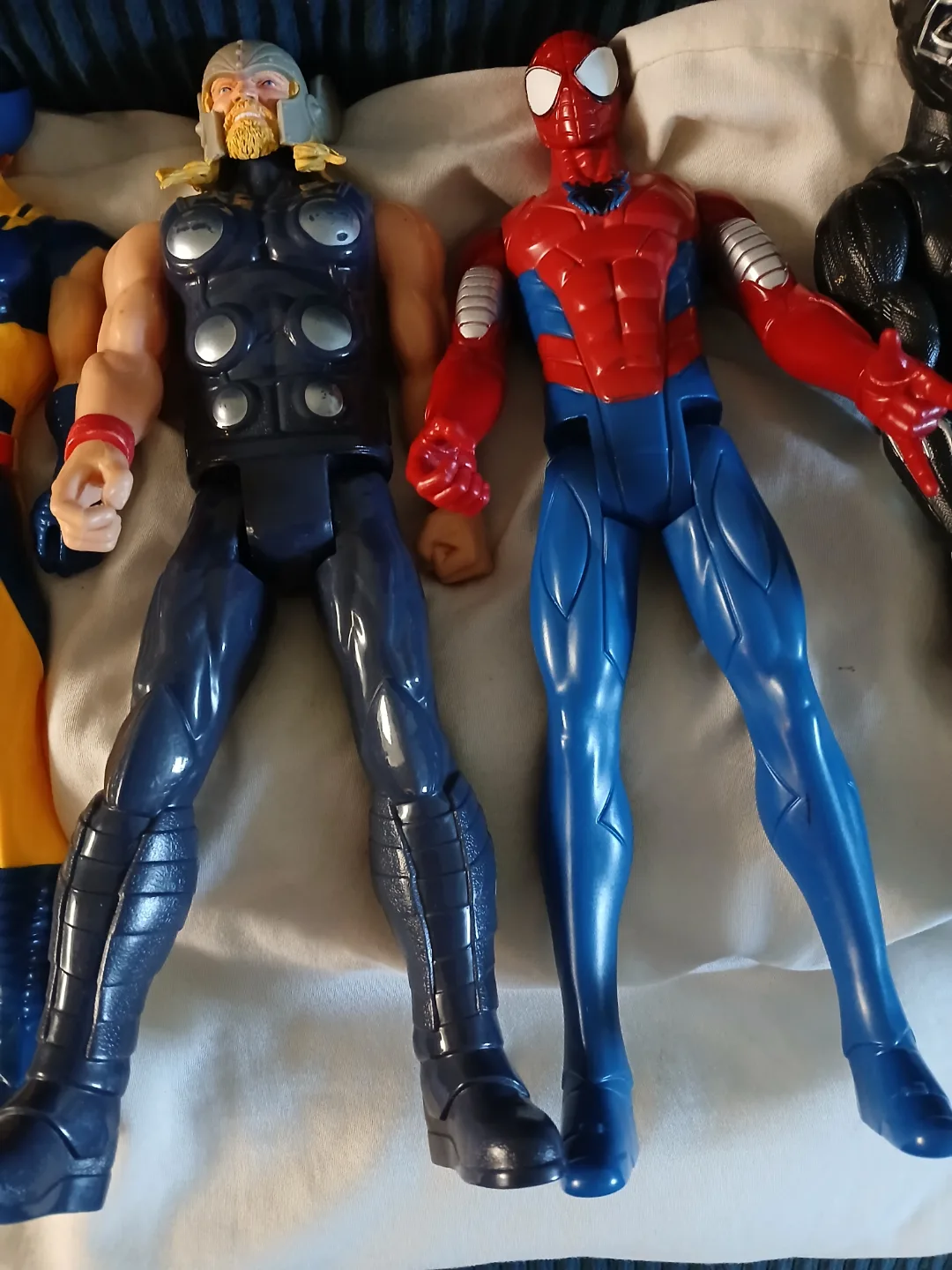 Marvel Superhero Action Figures & Batmobile Toy Lot image indicator(3)