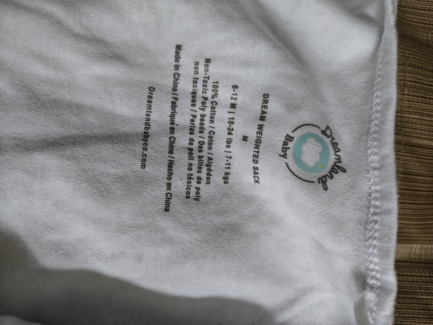 Dreamland Baby Weighted Sleep Sack - Grey Star - 6-12 Months - photo 5